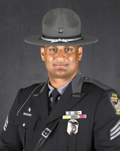Patrol’s Trooper English promoted to sergeant at the Lisbon Post